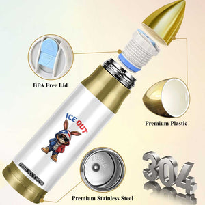 Cool Bunny Ice Out Bullet Tumbler Puerto Rican Flag Hoodie Outfit Vibes Boricua TS10 Print Your Wear