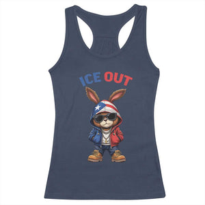 Cool Bunny Ice Out Racerback Tank Top Puerto Rican Flag Hoodie Outfit Vibes Boricua TS10 Navy Print Your Wear