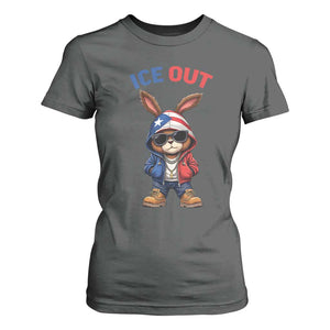 Cool Bunny Ice Out T Shirt For Women Puerto Rican Flag Hoodie Outfit Vibes Boricua TS10 Dark Heather Print Your Wear