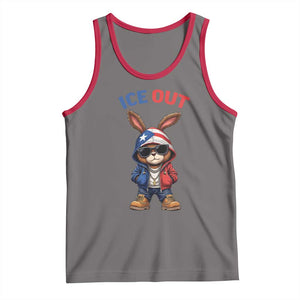 Cool Bunny Ice Out Tank Top Puerto Rican Flag Hoodie Outfit Vibes Boricua TS10 Deep Heather Red Print Your Wear