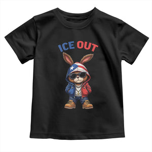 Cool Bunny Ice Out Toddler T Shirt Puerto Rican Flag Hoodie Outfit Vibes Boricua TS10 Black Print Your Wear