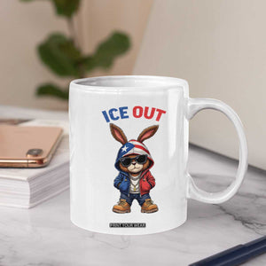 Cool Bunny Ice Out Coffee Mug Puerto Rican Flag Hoodie Outfit Vibes Boricua TS10 Print Your Wear