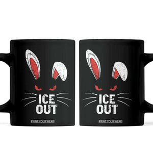 Bunny Ice Out Coffee Mug Resist FDT Anti Immigration Enforcement TS10 Black Print Your Wear