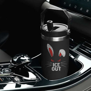 Bunny Ice Out Flip Straw Tumbler Resist FDT Anti Immigration Enforcement TS10 Print Your Wear