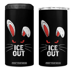Bunny Ice Out 4 in 1 Can Cooler Tumbler Resist FDT Anti Immigration Enforcement TS10 One Size: 16 oz Black Print Your Wear