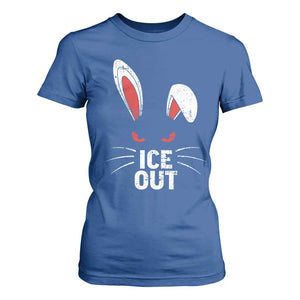 Bunny Ice Out T Shirt For Women Resist FDT Anti Immigration Enforcement TS10 Royal Blue Print Your Wear