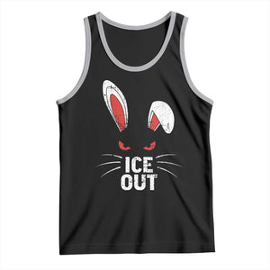Bunny Ice Out Tank Top Resist FDT Anti Immigration Enforcement TS10 Black Athletic Heather Print Your Wear