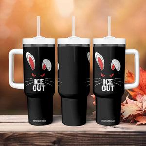 Bunny Ice Out Tumbler With Handle Resist FDT Anti Immigration Enforcement TS10 Print Your Wear