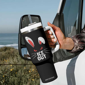 Bunny Ice Out Tumbler With Handle Resist FDT Anti Immigration Enforcement TS10 Print Your Wear