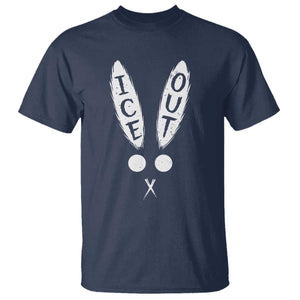 Bunny Bad Ice Out T Shirt Rabbit FDT Anti Immigration Enforcement TS10 Navy Print Your Wear