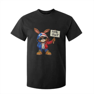 Bunny Ice Out T Shirt For Kid Protest Equality Puerto Rican Flag Hoodie TS10 Black Print Your Wear