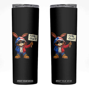 Bunny Ice Out Skinny Tumbler Protest Equality Puerto Rican Flag Hoodie TS10 Black Print Your Wear