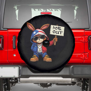 Bunny Ice Out Spare Tire Cover Protest Equality Puerto Rican Flag Hoodie TS10 Black Print Your Wear
