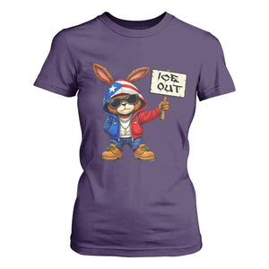 Bunny Ice Out T Shirt For Women Protest Equality Puerto Rican Flag Hoodie TS10 Purple Print Your Wear