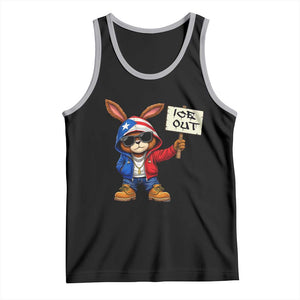 Bunny Ice Out Tank Top Protest Equality Puerto Rican Flag Hoodie TS10 Black Athletic Heather Print Your Wear