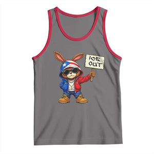 Bunny Ice Out Tank Top Protest Equality Puerto Rican Flag Hoodie TS10 Deep Heather Red Print Your Wear