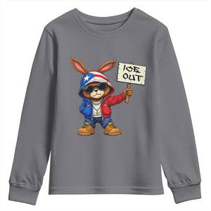 Bunny Ice Out Youth Sweatshirt Protest Equality Puerto Rican Flag Hoodie TS10 Charcoal Print Your Wear