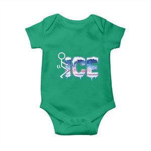 Fck Ice Baby Onesie Sarcastic Immigration Protest TS10 Irish Green Print Your Wear