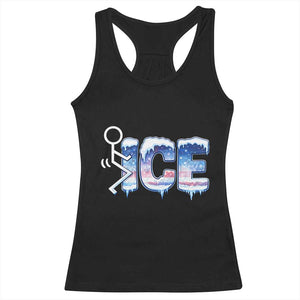 Fck Ice Racerback Tank Top Sarcastic Immigration Protest TS10 Black Print Your Wear