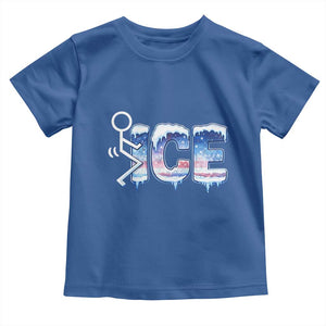 Fck Ice Toddler T Shirt Sarcastic Immigration Protest TS10 Royal Blue Print Your Wear