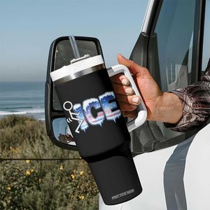 Fck Ice Tumbler With Handle Sarcastic Immigration Protest TS10 Print Your Wear