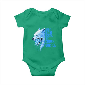 Crush Ice Baby Onesie Wolf Human Rights Protest TS10 Irish Green Print Your Wear