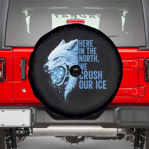 Crush Ice Spare Tire Cover Wolf Human Rights Protest TS10 Black Print Your Wear