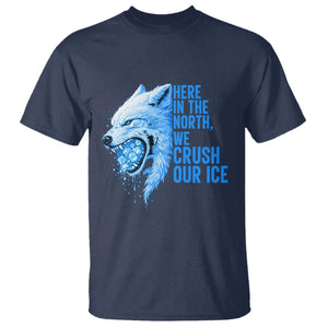 Crush Ice T Shirt Wolf Human Rights Protest TS10 Navy Print Your Wear