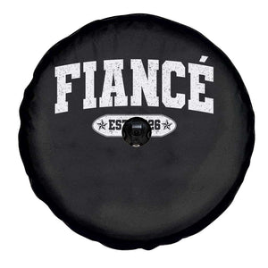Fiance Est 2026 Spare Tire Cover Future Mr. and Mrs. Boyfriend Engagement Gift TS10 Print Your Wear