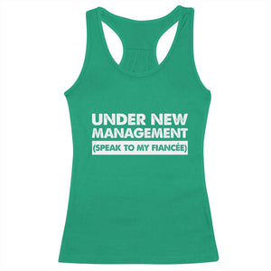 Funny Fiancé Racerback Tank Top Engagement Gift For Fiance Bachelor Party TS10 Irish Green Print Your Wear