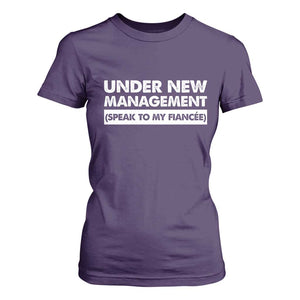 Funny Fiancé T Shirt For Women Engagement Gift For Fiance Bachelor Party TS10 Purple Print Your Wear