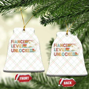 Fiance Level Unlocked Ceramic Ornament Retro Engaged Gifts For Him Gamer TS10 Print Your Wear