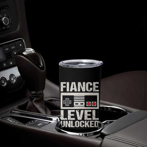Leveled Fiance Unlocked Tumbler Cup Engagement Gift For Fiancé Bachelor Party TS10 Print Your Wear