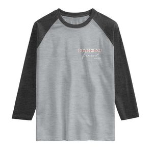 Personalized Fiance Raglan Shirt Custom Date Boyfriend Engagement Gifts Future Mr and Mrs TS10 Heather Gray Heather Charcoal Print Your Wear