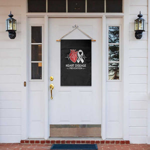 Go Red Heart Disease Prevention Garden Flag Heartbeat CHD Wear Red February Month TS10 Print Your Wear