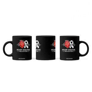 Go Red Heart Disease Prevention Coffee Mug Heartbeat CHD Wear Red February Month TS10 Print Your Wear