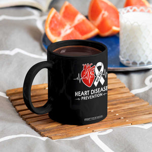 Go Red Heart Disease Prevention Coffee Mug Heartbeat CHD Wear Red February Month TS10 Print Your Wear