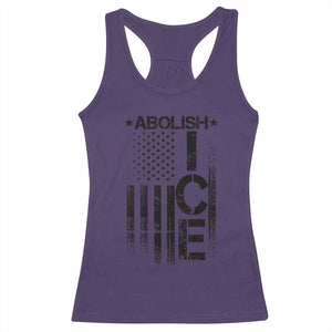 Abolish ICE Racerback Tank Top Vintage American Flag TS10 Purple Print Your Wear