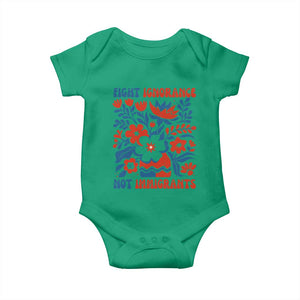 Protest Immigrant Baby Onesie Fight Ignorance Not Immigrants TS10 Irish Green Print Your Wear
