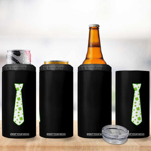 Shamrocks Tie 4 in 1 Can Cooler Tumbler Kids St Patricks Day Costume Party Humor TS10 Print Your Wear