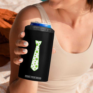 Shamrocks Tie 4 in 1 Can Cooler Tumbler Kids St Patricks Day Costume Party Humor TS10 Print Your Wear