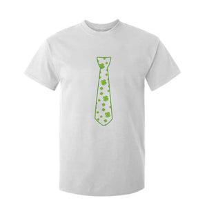 Shamrocks Tie T Shirt For Kid Kids St Patricks Day Costume Party Humor TS10 White Print Your Wear