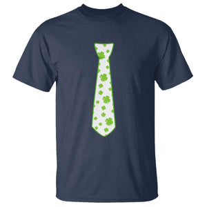 Shamrocks Tie T Shirt Kids St Patricks Day Costume Party Humor TS10 Navy Print Your Wear