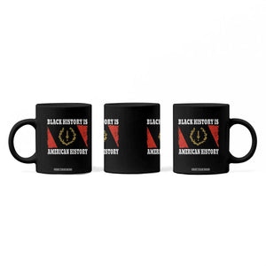 Black History Is American History Coffee Mug Afro African Black American Heritage Flag TS10 Print Your Wear