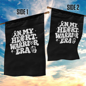CHD Heart Disease Awareness Garden Flag In My Heart Warrior Era TS10 Print Your Wear