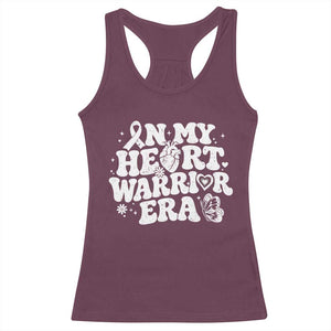 CHD Heart Disease Awareness Racerback Tank Top In My Heart Warrior Era TS10 Maroon Print Your Wear