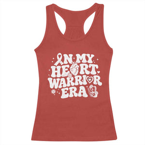 CHD Heart Disease Awareness Racerback Tank Top In My Heart Warrior Era TS10 Red Print Your Wear