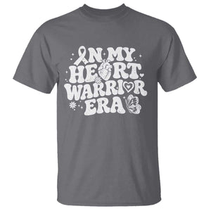 CHD Heart Disease Awareness T Shirt In My Heart Warrior Era TS10 Charcoal Print Your Wear