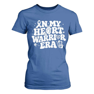 CHD Heart Disease Awareness T Shirt For Women In My Heart Warrior Era TS10 Royal Blue Print Your Wear