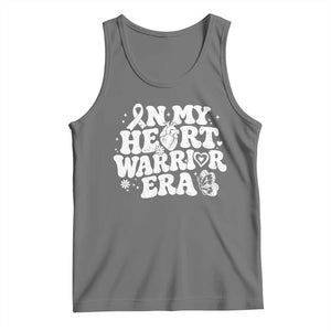 CHD Heart Disease Awareness Tank Top In My Heart Warrior Era TS10 Black Heather Print Your Wear